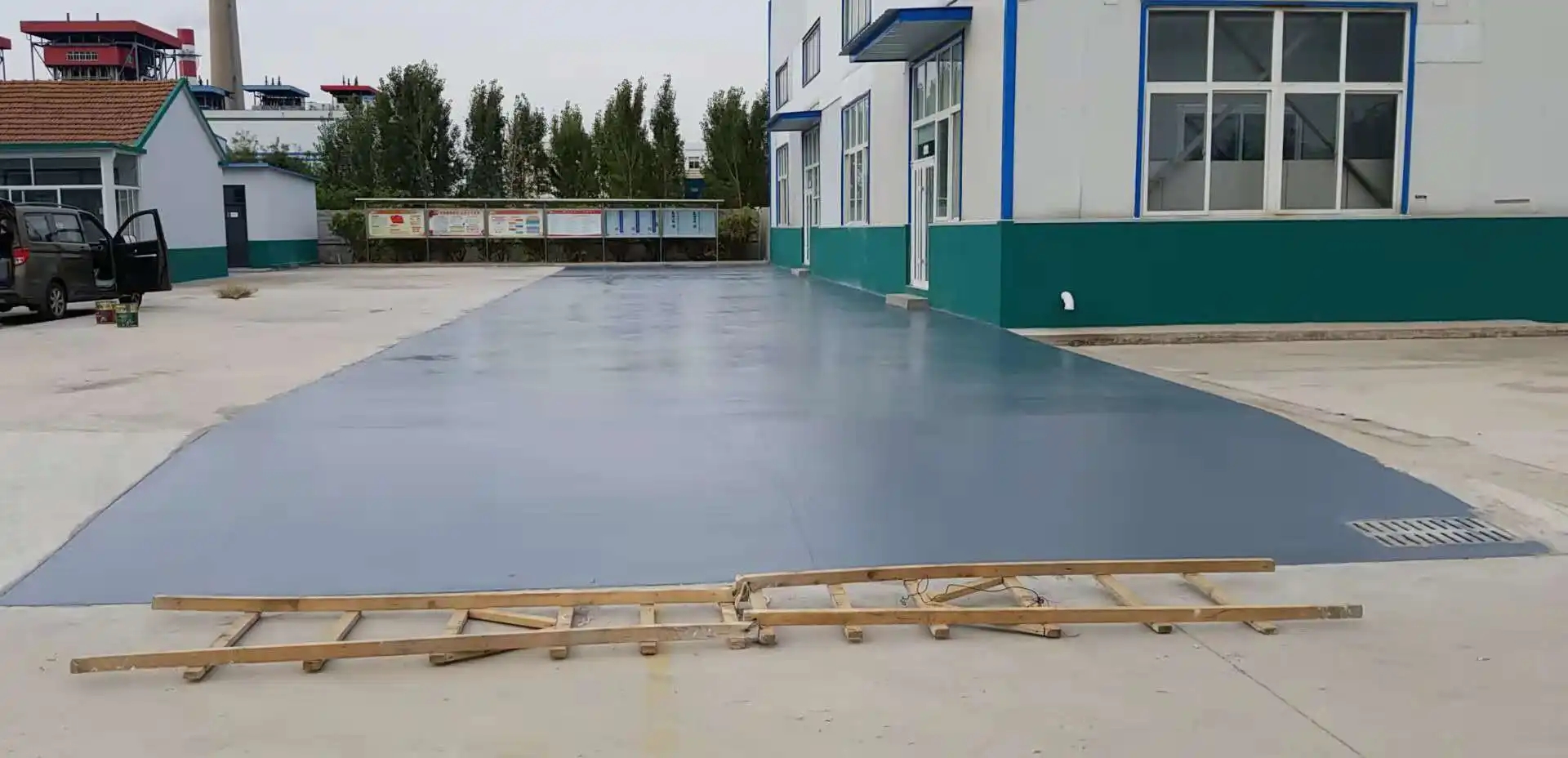 丰都车间厂房地坪漆修补翻新